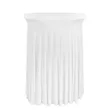 Skirt Ruffles Cocktail Tablecloths | https://www.bestnamebadges.com