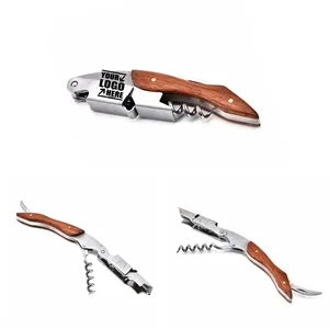 Wood Handle Multifunction Portable Professional Wine Opener