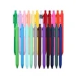 Colored Soft Touch Retractable Ballpoint Pens | https://www.bestnamebadges.com