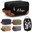 Canvas Toiletry Bag Hanging Dopp Kit Unisex | https://www.bestnamebadges.com