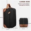 Canvas Toiletry Bag Hanging Dopp Kit Unisex | https://www.bestnamebadges.com