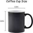 Customized 11oz Sublimation Color Changing Mug | https://www.bestnamebadges.com