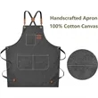 Aprons for Men Women with Large Pockets | https://www.bestnamebadges.com