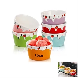 Ceramic Ice Cream Bowls, Dessert Bowl For kids