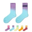 Dip Dye Sock | https://www.bestnamebadges.com