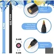 8 Color Rainbow Pencil | https://www.bestnamebadges.com