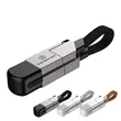 Portable Magnetic Keyring 5 in 1 USB Charger Data Cord | https://www.bestnamebadges.com
