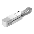 Portable Magnetic Keyring 5 in 1 USB Charger Data Cord | https://www.bestnamebadges.com