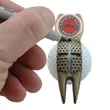 Crosshairs Golf Divot Tool with Removable Ball Marker | https://www.bestnamebadges.com