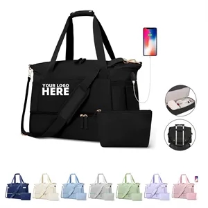 Gym Bag With Shoe Compartment
