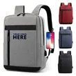 Travel Computer Backpack Charger Port | https://www.bestnamebadges.com
