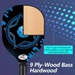 Wooden Pickleball Racket Paddle & Ball Set w/ Coolmax Towel | https://www.bestnamebadges.com