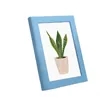 6 Inch Colorful Wood Frame | https://www.bestnamebadges.com