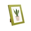 6 Inch Colorful Wood Frame | https://www.bestnamebadges.com