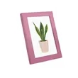 6 Inch Colorful Wood Frame | https://www.bestnamebadges.com