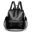 Anti Theft PU Backpack | https://www.bestnamebadges.com