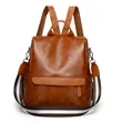 Anti Theft PU Backpack | https://www.bestnamebadges.com