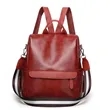 Anti Theft PU Backpack | https://www.bestnamebadges.com