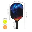 Custom Fiberglass Pickleball Paddle & Ball Set w/ Carry Bag | https://www.bestnamebadges.com