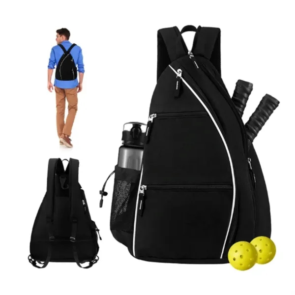Glass Fiber Pickleball Racket Paddle & Ball Set w/ Backpack