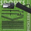 Pickleball Rack w/ Iron Stand & Carrying Bag | https://www.bestnamebadges.com