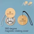 Bamboo Storage Box Multi USB Adapter Kit | https://www.bestnamebadges.com