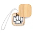Bamboo Storage Box Multi USB Adapter Kit | https://www.bestnamebadges.com