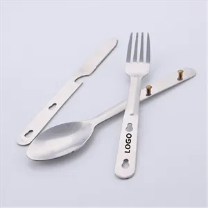 Fork Spoon Eating Utensil  Stainless Steel Camping