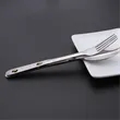 Fork Spoon Eating Utensil  Stainless Steel Camping | https://www.bestnamebadges.com