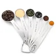 Stainless Steel 6-pcs Set Measuring Spoons | https://www.bestnamebadges.com