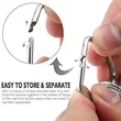 Stainless Steel 6-pcs Set Measuring Spoons | https://www.bestnamebadges.com