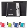 Ruled Hardcover Executive Writing Notebook Gift Set | https://www.bestnamebadges.com