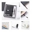 Ruled Hardcover Executive Writing Notebook Gift Set | https://www.bestnamebadges.com