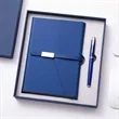 Ruled Hardcover Executive Writing Notebook Gift Set | https://www.bestnamebadges.com