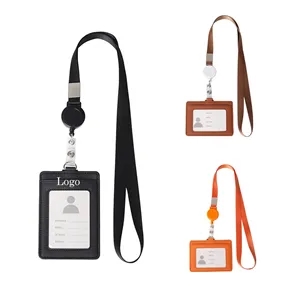 Polyester Retractable Badge Reels Card Holder