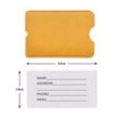 Vegan Leather Luggage Tag with Loop Strap | https://www.bestnamebadges.com