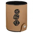Leatherette Cup w/ 5 Dice | https://www.bestnamebadges.com