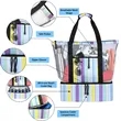 Mesh Beach Bags with Zipper | https://www.bestnamebadges.com