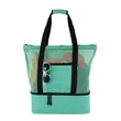 Mesh Beach Bags with Zipper | https://www.bestnamebadges.com