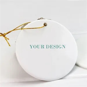 Custom Ceramic Round Ornament