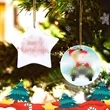 Custom Sublimation Ceramic Ornament | https://www.bestnamebadges.com