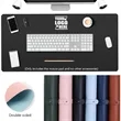 Double-Sided Leather Desk Mouse Pad | https://www.bestnamebadges.com