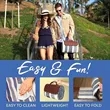 Dual Layers Beach Blanket | https://www.bestnamebadges.com