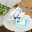 3 Layers Plastic First Aid Box | https://www.bestnamebadges.com