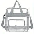 Clear Shoulder Tote Bag | https://www.bestnamebadges.com