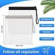 Essentials Clear Travel Bags | https://www.bestnamebadges.com