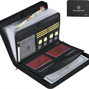 File Organizer - Fireproof Folder with Zipper