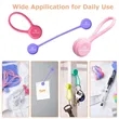 Reusable Silicone Magnetic Cable Ties | https://www.bestnamebadges.com