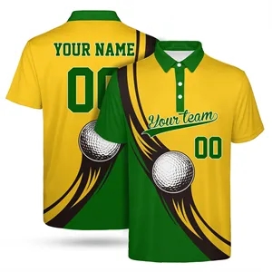 Custom Full Color Dye Sublimation Performance Polo Shirt