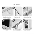 60"x80" Wide Standard Retractable Banner Kit | https://www.bestnamebadges.com